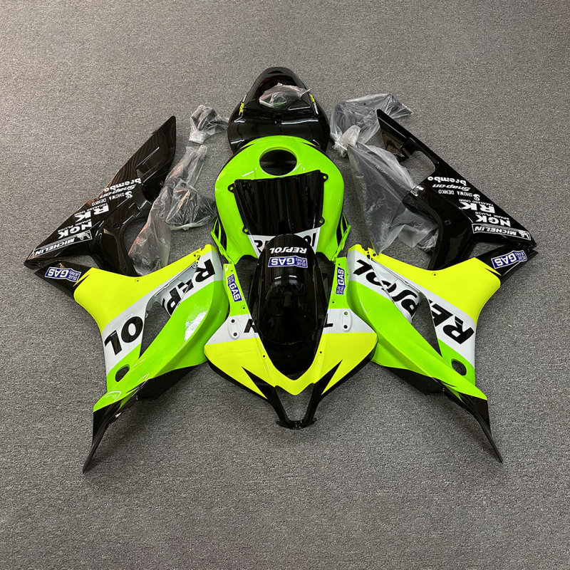 For HONDA 2007-2008 CBR600RR Fluorescent Yellow&Green Fairing set
