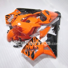 For HONDA 2003 2004 CBR600RR Orange Black Full Fairing kits