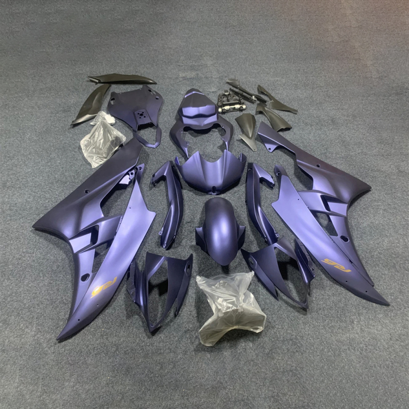 For YAMAHA 2006 2007 YZFR6 Matte Purple Injection Motorcycle Fairings Kit YZF R6