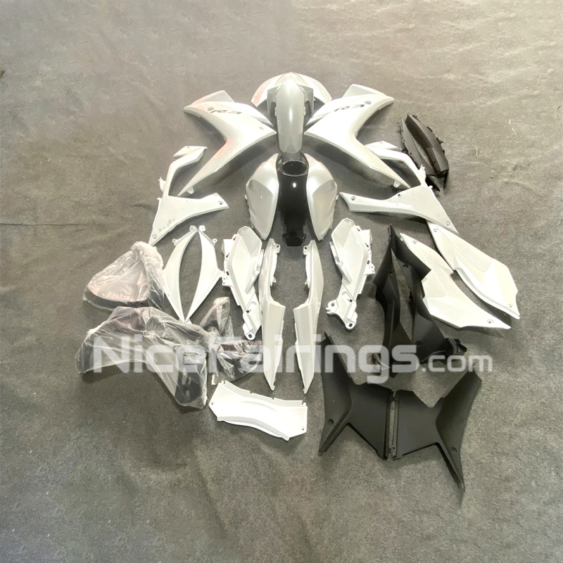 For YAMAHA 2013 2014 2015 2016 2017 2018 YZFR3 YZF R25 White ABS Plastic Monster Fairings Kit