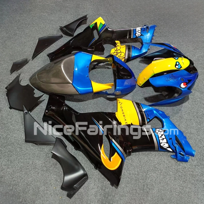 2005 2006 for Kawasaki 636 NINJA ZX6R Plastic Injection Body Set Fairing Kit