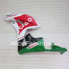 For HONDA 2007-2008 CBR600RR White Green Red Fairing set