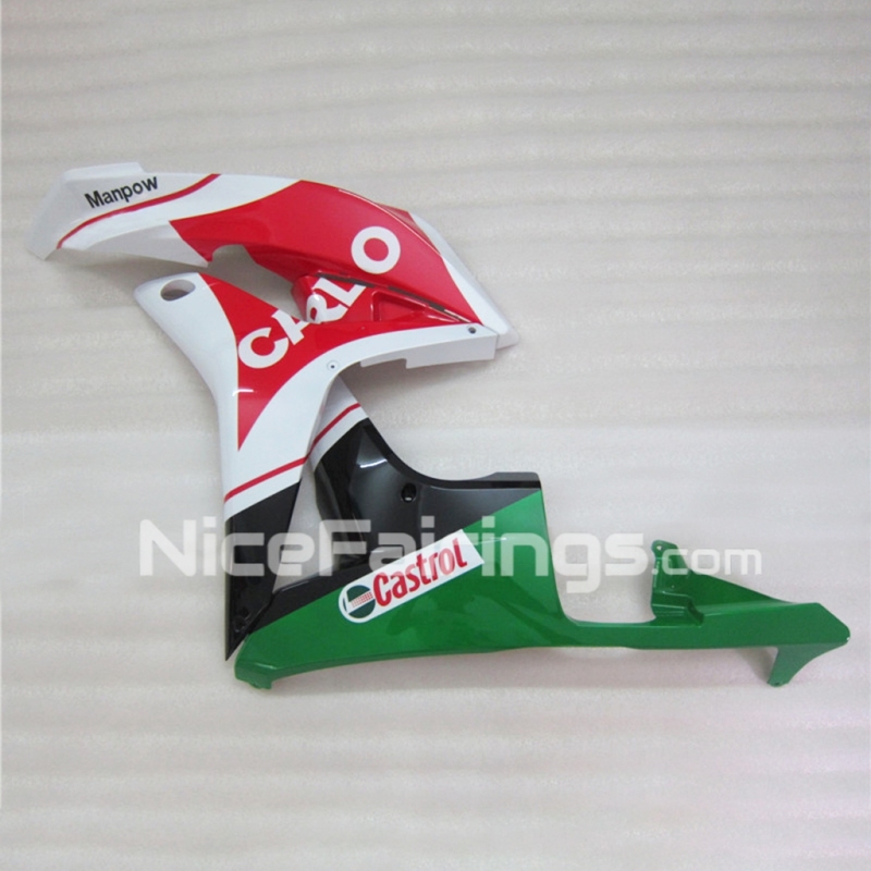 For HONDA 2007-2008 CBR600RR White Green Red Fairing set