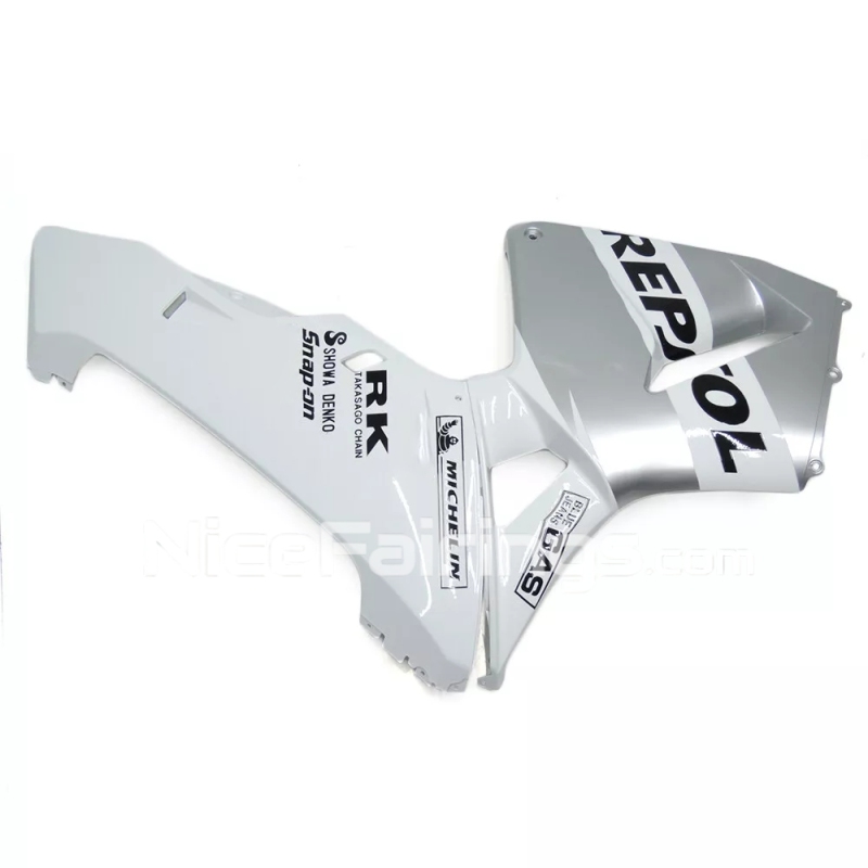 For HONDA 2003 2004 CBR600RR White Silvery Fairing set