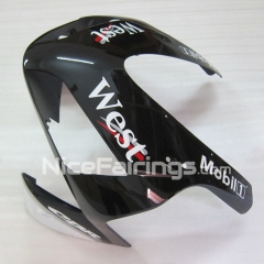 For HONDA 2003 2004 CBR600RR Black White West Fairing set