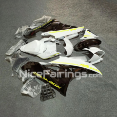 2006 2007 for YAMAHA YZFR6 White Black Motorcycle Fairings Kit YZF R6