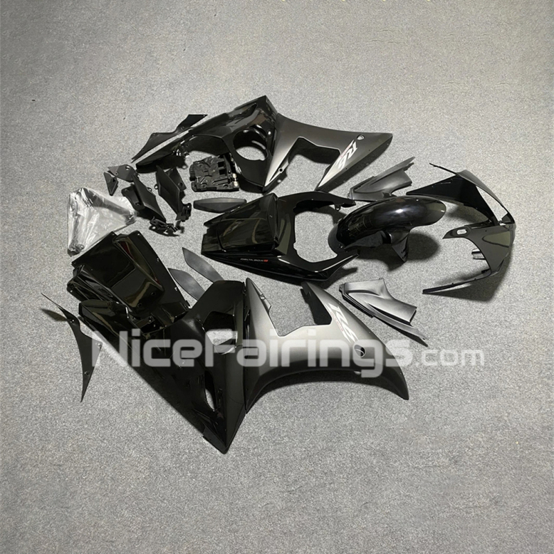 For YAMAHA 2003 2004 2005 YZFR6 Black Injecton Motorcycle Fairings Kit YZF R6