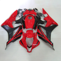 For HONDA 2007-2008 CBR600RR Red Black Fairing set