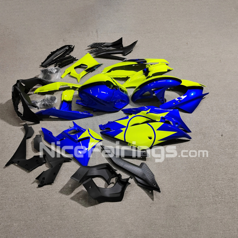 For YAMAHA 2019 2020 2021 2022 2023 2024 YZFR3 YZF R25  Yellow Blue Motorcycle Parts Fairings Kit