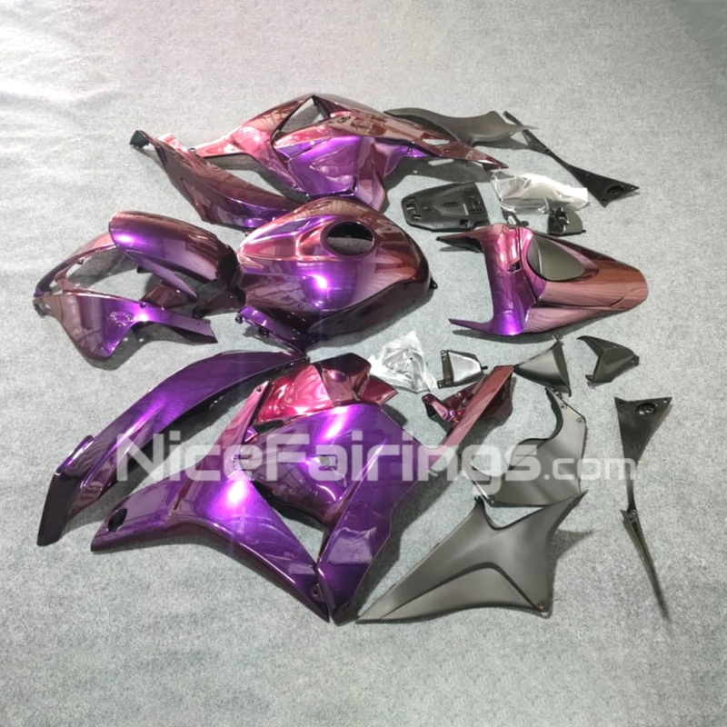 For HONDA 2009-2012 CBR600RR Glossy All Purple Fairing set
