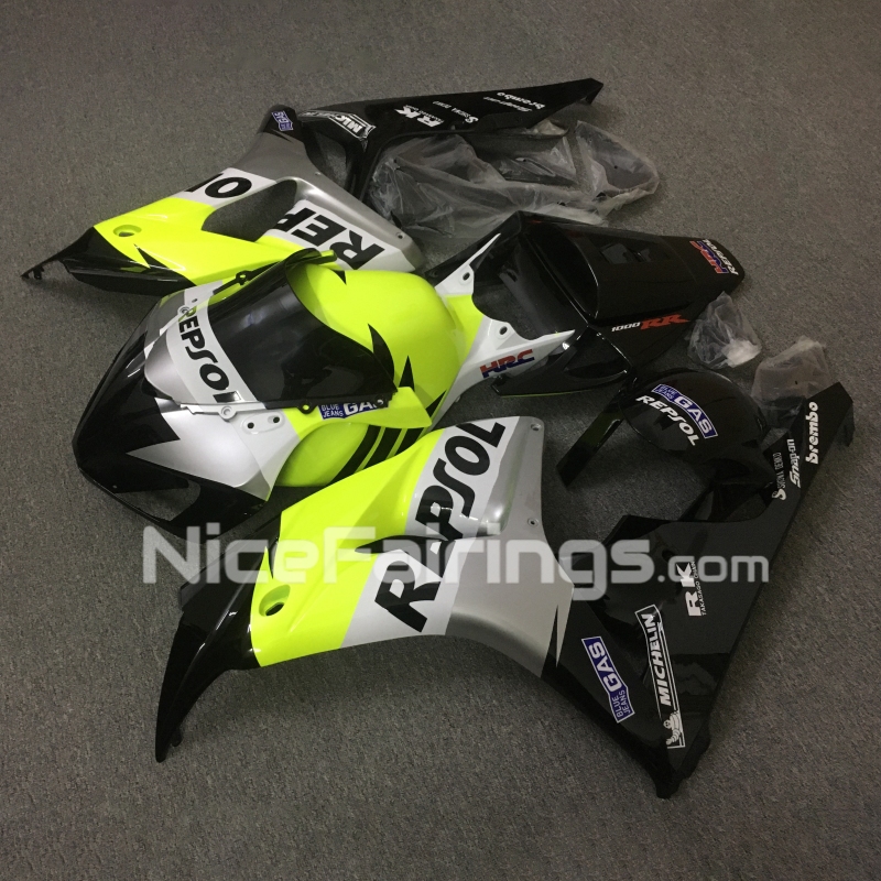 For Honda 2006-2007 CBR1000RR Fluorescent Green&Gray Fairing kit