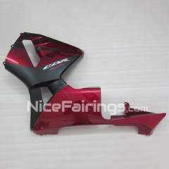 For HONDA 2003 2004 CBR600RR Matte Black Wine Red Fairing set