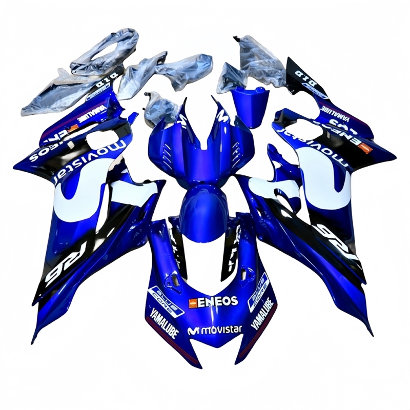 For YZFR6 2017 2018 2019 2020 2021 2022 2023 Yamaha ABS Plastic Fairings, Injection Molding, Minimalist Design, Enhance Bike Appearance