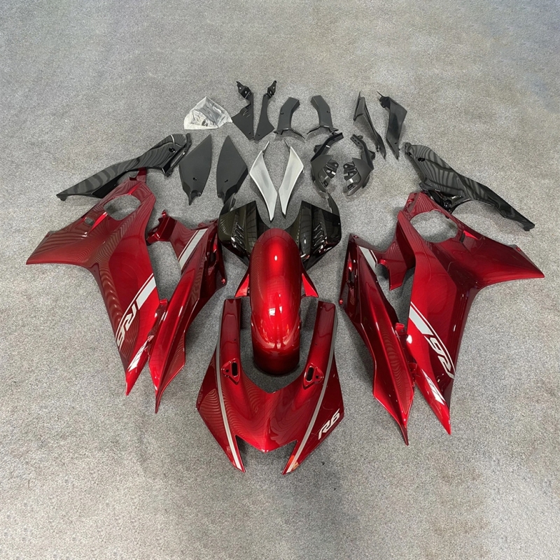 For Yamaha YZFR6 2017-2023 ABS Plastic Fairings for motorcycles, Injection Molding, Durable & Impact-Resistant Design