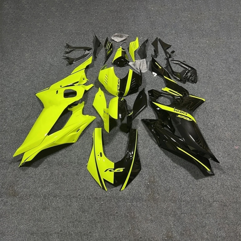 For YZFR6 2017 2018 2019 2020 2021 2022 2023 Yamaha ABS Plastic Fairings, Injection Molding, Minimalist Design, Enhance Bike Appearance