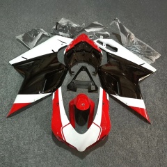 For Ducati 848 1098 1098S 1198 2007 2008 2009 2010 2011 2012 Carbon Fiber Style Fairing Kit Lightweight & Durable