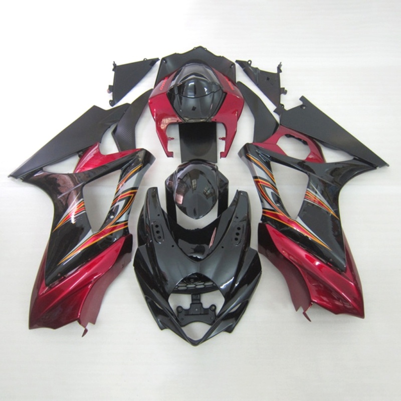 Complete Fairing Kit for Suzuki GSXR1000 K7 2007-2008 – High-Quality ABS Plastic, Injection Molded, 100% Fitment, Custom Paint Options
