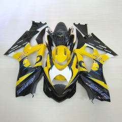 High-Quality Fairing Panel Kit for Suzuki GSXR1000 K7 2007-2008 – ABS Plastic, Injection Molded, Custom Paint, 100% Fitment