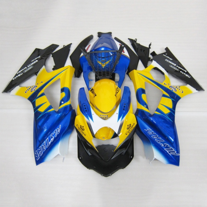 Motorcycle Fairing Kit for Suzuki GSXR1000 K7 2007 2008 – Injection Molded ABS, Perfect Fit, Customizable, Aftermarket Replacement