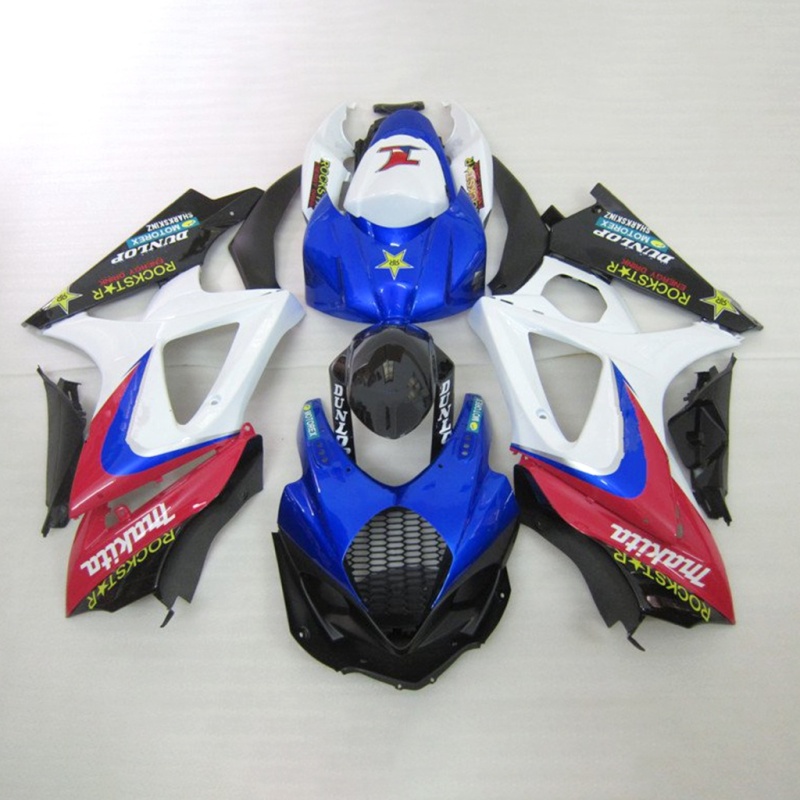 Complete Fairing Kit for Suzuki GSXR1000 K7 2007-2008 – High-Quality ABS Plastic, Injection Molded, 100% Fitment, Custom Paint Options