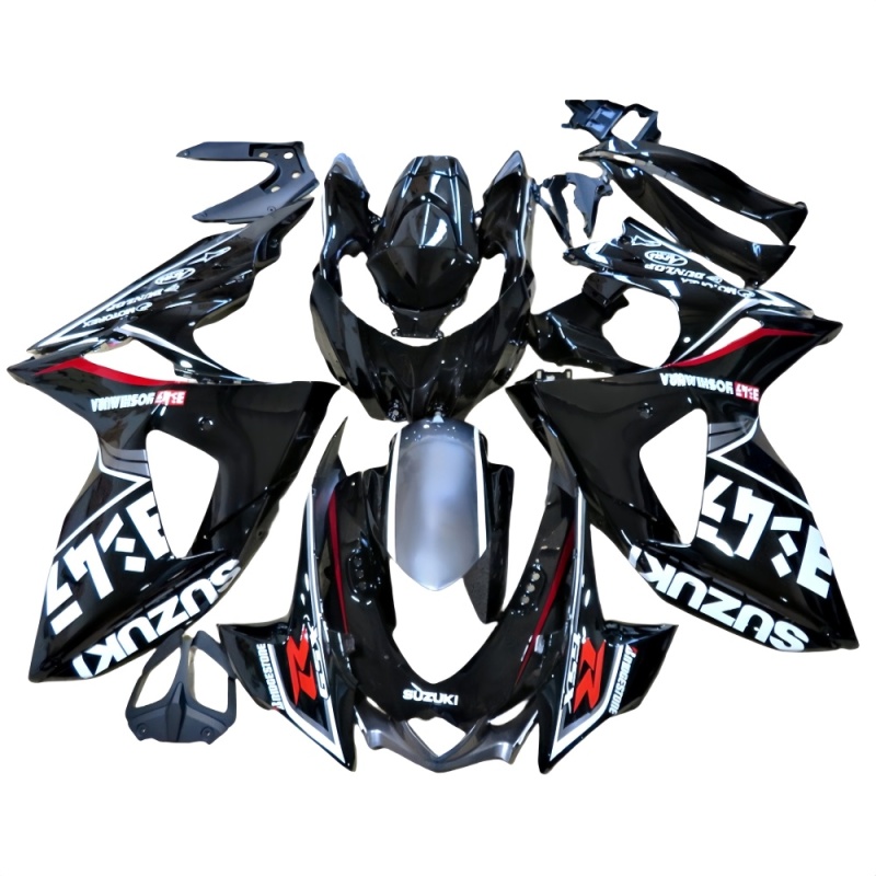 Motorcycle Fairing Set for GSXR1000 2009-2016 K9 Suzuki Customizable ABS Plastic Injection Molded , High-Quality Bodywork