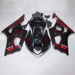 For GSXR1000 2003-2004 K3 Suzuki Perfect Fit ABS Plastic Injection Molded Panel Kit Customizable Aftermarket Fairing
