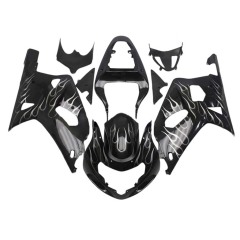 Motorcycle Fairing Kit for Suzuki GSXR600 750 2001-2003 K1, Perfect Fit ABS Plastic Cowl Kit, Replacement Bodywork