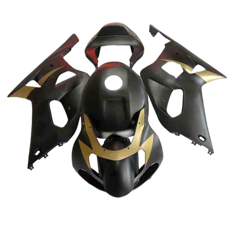 Motorcycle Fairing Kit for Suzuki GSXR600 750 2001-2003 K1, Perfect Fit ABS Plastic Cowl Kit, Replacement Bodywork