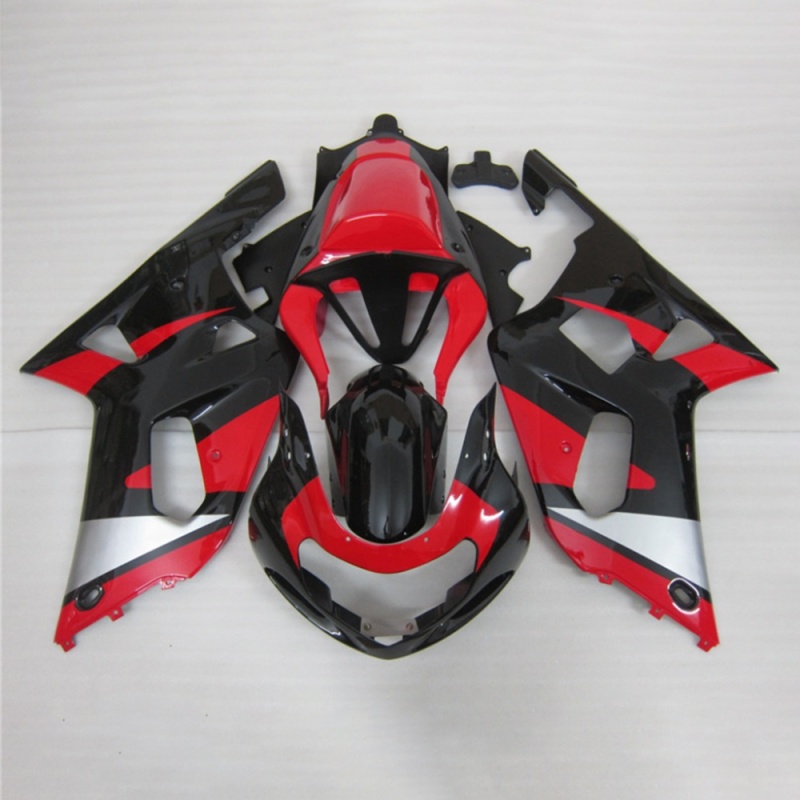 Motorcycle Fairing Kit for Suzuki GSXR600 750 2001-2003 K1, Custom Design ABS Plastic Injection Molded Set, Durable Replacement Bodywork
