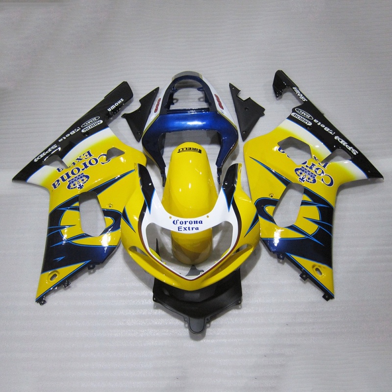High-Quality Fairing Kit for Suzuki GSXR600 750 2001-2003, ABS Plastic Injection Molded Panel Kit, Customizable Aftermarket Bodywork