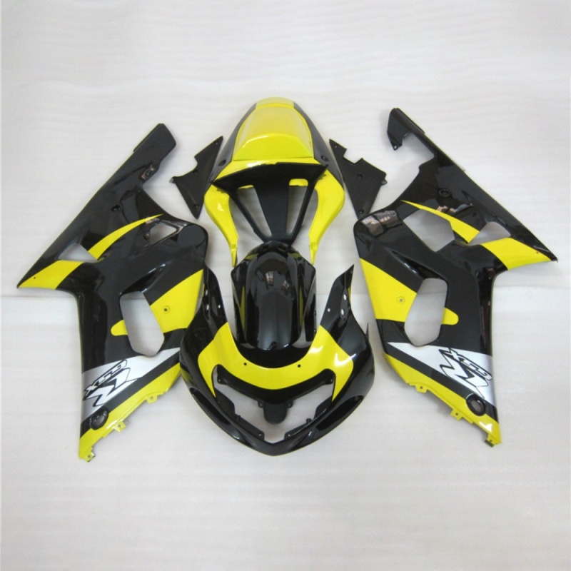 Customizable Fairing Kit for Suzuki GSXR600 750 2001-2003 K1, ABS Plastic Injection Molded Bodywork, Carbon Fiber Look, Perfect Fit
