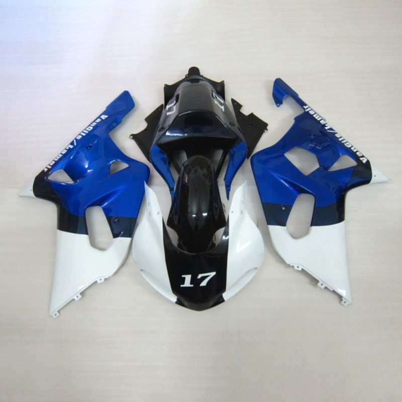 Customizable Fairing Kit for Suzuki GSXR600 750 2001-2003 K1, ABS Plastic Injection Molded Bodywork, Carbon Fiber Look, Perfect Fit