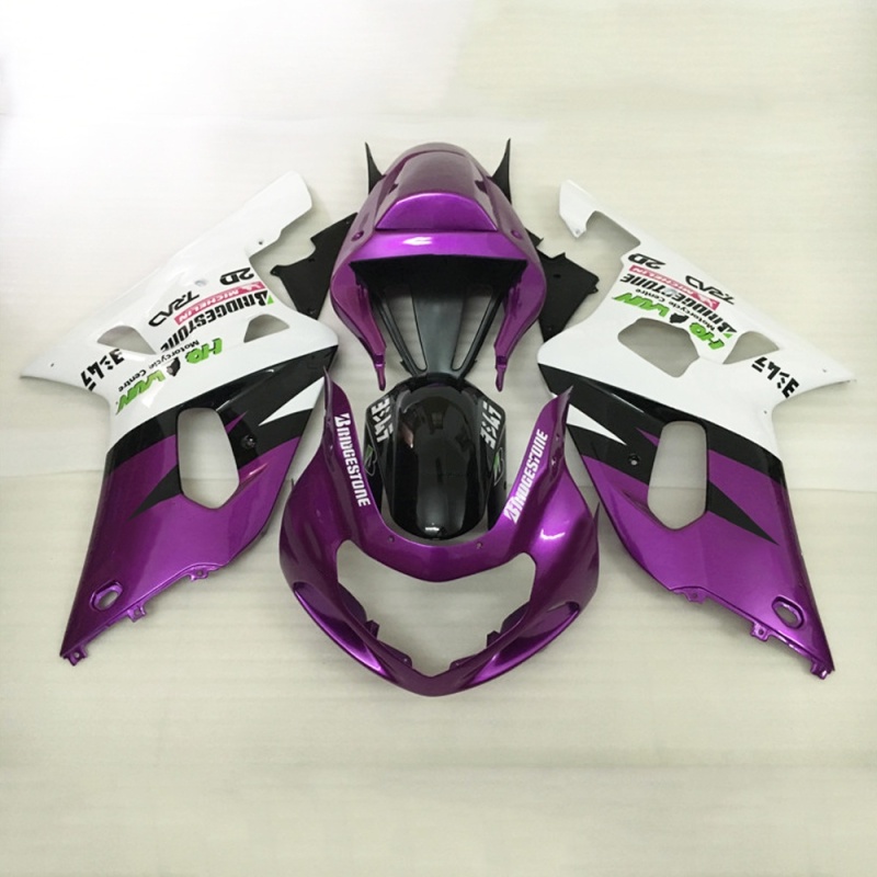 Customizable Fairing Kit for Suzuki GSXR600 750 2001-2003 K1, ABS Plastic Injection Molded Bodywork, Carbon Fiber Look, Perfect Fit