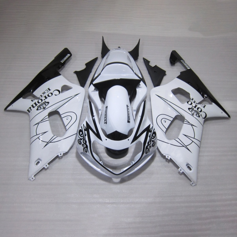 Motorbike Fairing Kit for Suzuki GSXR600 750 2001-2003 K1, High-Quality Carbon Fiber Look, Perfect Fit, Customizable Replacement