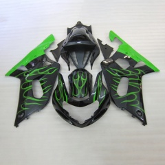 Motorbike Fairing Kit for Suzuki GSXR600 750 2001-2003 K1, High-Quality Carbon Fiber Look, Perfect Fit, Customizable Replacement