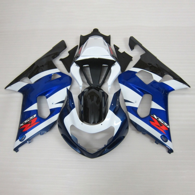 ABS Plastic Fairing Kit for Suzuki GSXR600 750 K1 2001-2003, Aftermarket Replacement with Carbon Fiber Finish Multiple Color Options