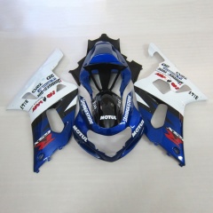 Motorcycle Fairing Set for Suzuki GSXR600 750 2001-2003 K1, Carbon Fiber Style ABS Plastic Body Kit, Perfect Fit
