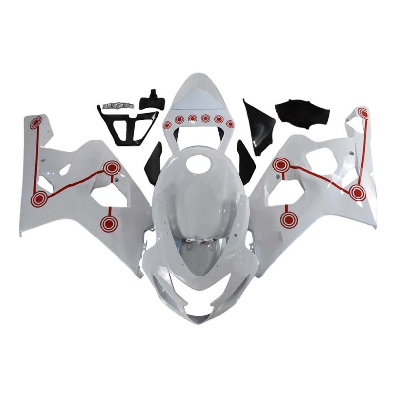 Motorcycle Fairing Kit for Suzuki GSXR600 750 2004 2005 K4, High-Performance ABS Plastic, Carbon Fiber Look, Perfect Fit