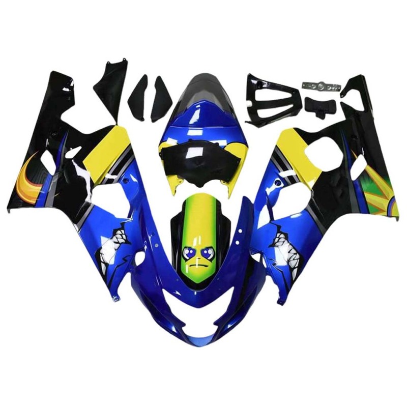 Motorcycle Fairing Kit for Suzuki GSXR600 750 2004 2005 K4, High-Performance ABS Plastic, Carbon Fiber Look, Perfect Fit