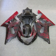 ABS Plastic Fairing Kit for Suzuki GSXR600 750 2001-2003 K1, Carbon Fiber Look, Perfect Fit, Customizable Design, High Durability