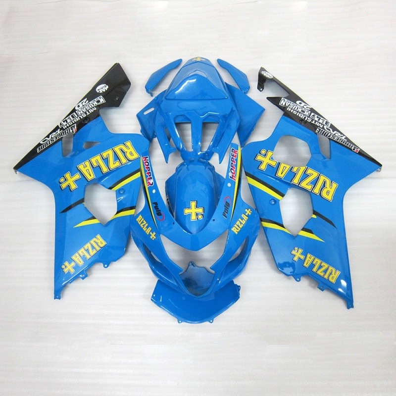ABS Fairing Set 2004-2005 Suzuki GSXR600 750 K4 Replacement panel kit - Aftermarket Customizable Design with Multiple Styles
