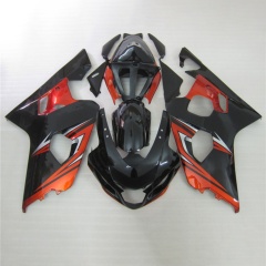 Custom for Suzuki GSXR600 750 K4 2004-2005 Motorcycle Fairing Kit- Carbon Fiber Look with Enhanced Durability and Lightweight Design