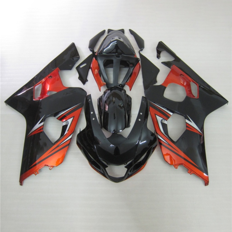 Custom for Suzuki GSXR600 750 K4 2004-2005 Motorcycle Fairing Kit- Carbon Fiber Look with Enhanced Durability and Lightweight Design
