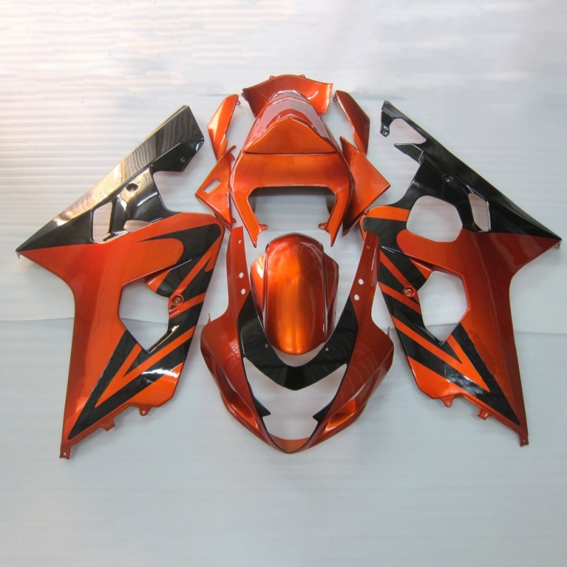 Aftermarket Motorcycle Fairing for 2004-2005 Suzuki GSXR600 750 K4  - ABS Plastic Carbon Fiber Look with Custom Fit and Durability