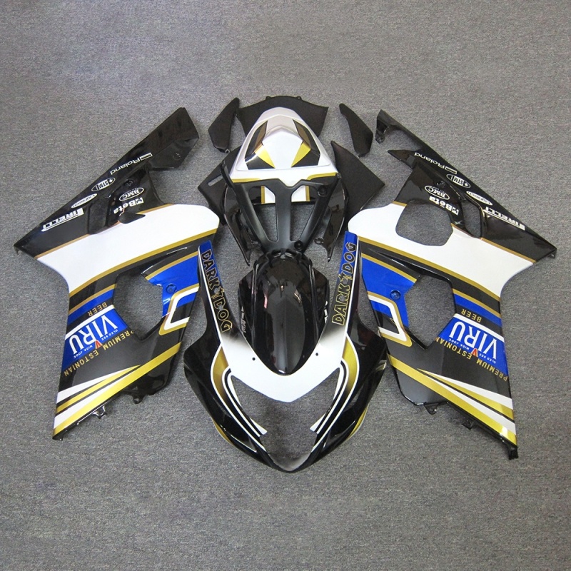 Custom for Suzuki GSXR600 750 K4 2004-2005 Motorcycle Fairing Kit- Carbon Fiber Look with Enhanced Durability and Lightweight Design
