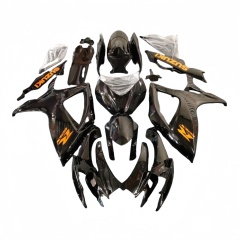 Motorbike Fairings Kit for 2006-2007 GSXR600/750 K6 Suzuki - Durable ABS Plastic Replacement with Carbon Fiber Look & Pre-Drilled Holes