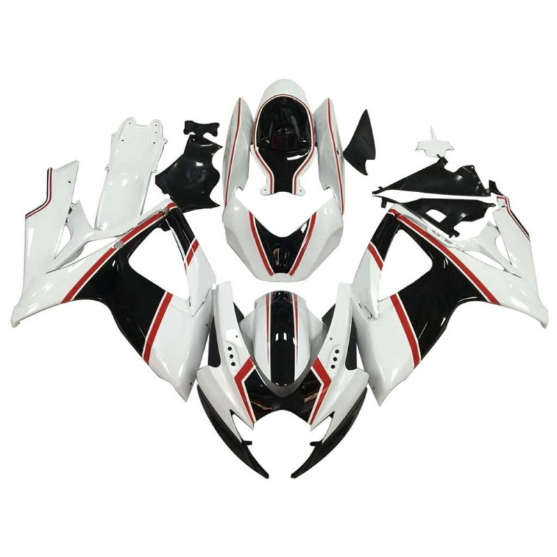 Customizable Fairing Kit for Suzuki GSXR600 750 2006 2007 K6, Injection Molded ABS Plastic Bodywork, Carbon Fiber Look, Perfect Fit