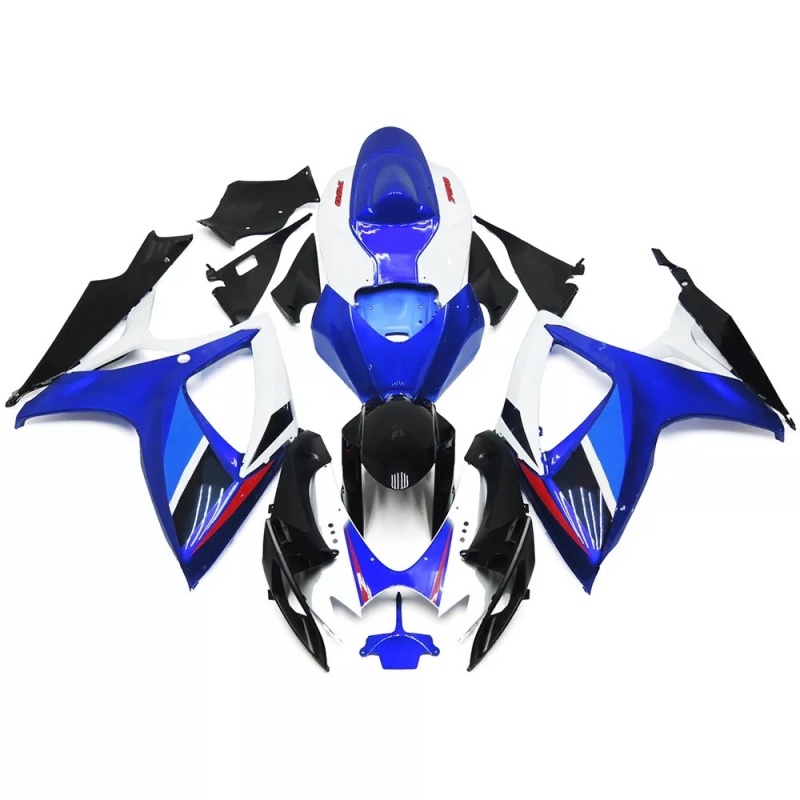 Aftermarket Fairing Kit for Suzuki GSXR600 750 2006 2007 K6, Premium Injection Molded Set, Carbon Fiber Look, Perfect Fit, Customizable