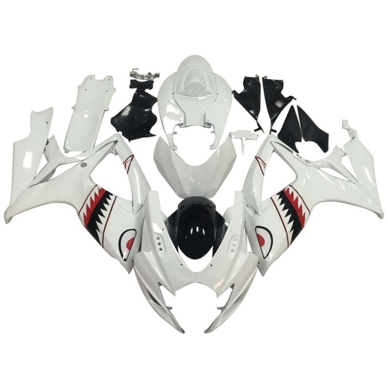 100% Fit Fairing Kit for Suzuki GSXR600 750 2006 2007 K6, High-Gloss ABS Plastic, Carbon Fiber Finish, Lightweight Design, Enhanced Durability