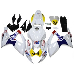 Aftermarket Fairing Kit for Suzuki GSXR600 750 2006 2007 K6, Premium Injection Molded Set, Carbon Fiber Look, Perfect Fit, Customizable